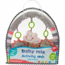 Baby Mix Arch Art.45090 Mīksta un krāsaina rotaļlietu arka ratiem, gultām un autokrēsliem