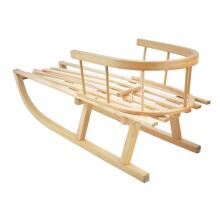 Wood Sledge Art.135819  Детские деревянные санки со спинкой, особо выносливые (без ручки) 90см