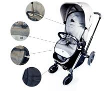 La Bebe™ Universal Liner Memory Foam Air Art.135822 Grey вкладыш в  коляску