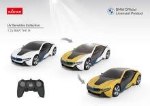 RASTAR RC automašīna 1:24 BMW i8-UV Sensitive Collection, 48400-4