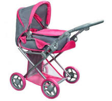 BabyMix Elsa Doll Stroller Art.36466 Leļļu rati 2 vienā