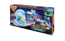 MONSTER JAM 1:64 vadītāja rotaļu komplekts Car Wash, 6060518