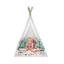 Kinderkraft Gardener 3 in 1  Art.KPLIGA00MUL0000 Attīstošais paklājs-telts