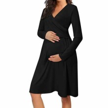 La Bebe™ Nursing Cotton Dress Donna Art.135984 Jade Maternity Nursing Dress