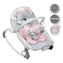 Momi Bouncer Luis Art.BULE00016 Pink Modern rocking chair with music and vibration