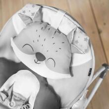 Momi Bouncer Luis Art.BULE00018 Grey Стильный детский шезлонг с музыкой и вибрацией
