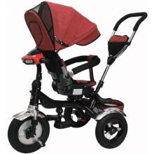 Aga Design  Air Trike Art.135997 Red  Детский трехколесный  велосипед c ручкой управления , крышей