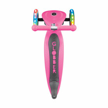 Globber Go Up Foldable Plus Light Art.643-110 Pink skrejritenis ar LED gaismiņam 4 vienā