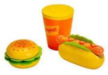 Idena Hamburger Art.410.0117 Komplekts  Hamburgers un Hot dogs