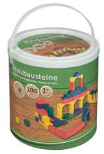 Idena Wooden Blocks  Art.40030 Koka klucīši spainī,100 gab