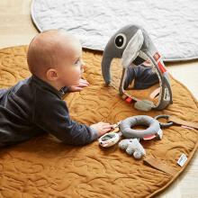 Done by Deer Activity Floor Mirror Elphee Art.4103135 Grey  Mīksta rotaļlieta -spogulis