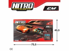 Race Track Nitro With 2 Speed ​​& Go Vehicles Art.45.591 Гоночная трасса с 2 автомобилями Speed & Go