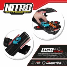 Race Track Nitro With 2 Speed ​​& Go Vehicles Art.45.591 Гоночная трасса с 2 автомобилями Speed & Go