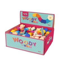 Kids Krafts Majigg Woody The Worm Art.WD224 Attīstoša koka rotaļlieta Tārpiņš