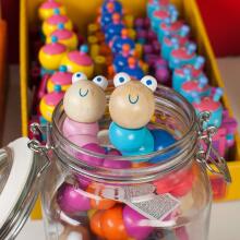 Kids Krafts Majigg Woody The Worm Art.WD224 Attīstoša koka rotaļlieta Tārpiņš