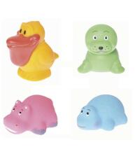 OK Baby Bath Toys Art.38460000 Игрушки для для ванной и купания  (к-т 4 шт.)