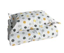 La bebe™ Minky+Cotton Set 100x75/40x25 Art.137580 Color Dots Velvet Sega un spilvens (100x75/40x25 cm)