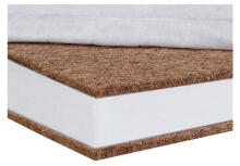 La bebe™ Mattress Coco-Air-Coco Art.137793 Bērnu ortopēdisks matracis  kokosšķiedra/porolons/kokosšķiedra 120x60x6 cm