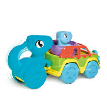 TOMY automašīnu komplekts ar dinozauru Chase & Roll Raptors, E73251