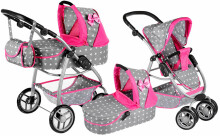 Safety Kid Doll Stroller 4 in 1 Art.KP0300S  Klasikinis lėlių vežimėlis