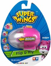 Super Wings Flip& Fly Art.43951 Мини машинка-сюрприз,1 шт