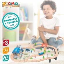 Woomax Train Art.46445  wooden train