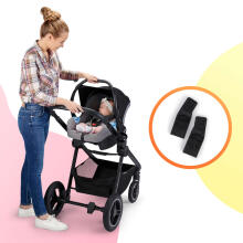 KinderKraft Everyday 2 in1 Art.KSEVER00DEN3000 Denim  Universālie rati 2 in1