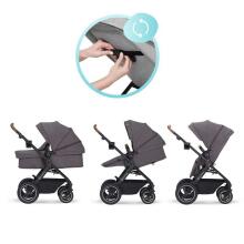 KinderKraft B-Tour 3 in1 Art.KSBTOU00DGR3000 Dark Grey Universālie rati 3 in1