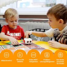Programmable Robot Children Art.138326 Interaktīvs elektronisks robots agrīnai programmēšanai un STEM izglītībai bērniem no 3 gadu vecuma.