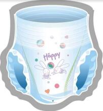 Happy Pants Junior Art.BB-055-JU40-002 Bērnu biksītes 5 izmērs no 11-18kg, 40gab.