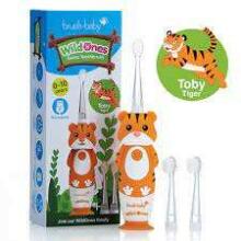 Brush Baby WildOne Tiger Art.BRB233  lādējama soniskā zobu birste 0-10 gadiem