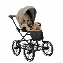 Kunert Romantic Classic  Art.ROM-12  Šviesiai pilki kūdikių vežimėliai 2 viename