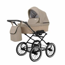 Kunert Romantic Classic  Art.ROM-12  Šviesiai pilki kūdikių vežimėliai 2 viename