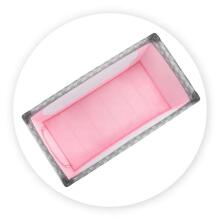Momi Belove Art.LOZE00016 Pink  Bērnu manēža ceļojumu gulta/gultiņa
