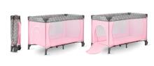 Momi Belove Art.LOZE00016 Pink  Bērnu manēža ceļojumu gulta/gultiņa