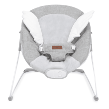 Momi Bouncer Tuli  Art.BULE00021 Wings Grey   Modern rocking chair with music and vibration