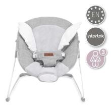 Momi Bouncer Tuli  Art.BULE00021 Wings Grey   Modern rocking chair with music and vibration