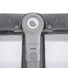 Lionelo Malin Cradle 3 in 1  Art.138800 Grey  Ceļojumu gulta