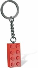 850154 LEGO® Keychain 2x4 Stud Red