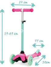 Qkids Lumis Scooter Led  Art.HUBA00005 Детский трёхколёсный самокат