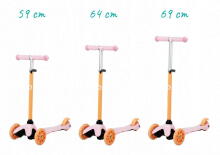 Qkids Lumis Scooter Led  Art.HUBA00005 Детский трёхколёсный самокат