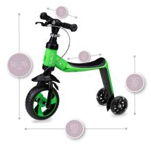 Qkids Elios Scooter Art.ROBI00031 Green Skrejritenis 2 in1