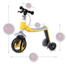Qkids Elios Scooter Art.ROBI00032 Yellow Skrejritenis 2 in1