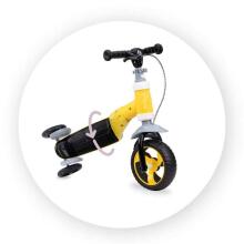 Qkids Elios Scooter Art.ROBI00032 Yellow Skrejritenis 2 in1