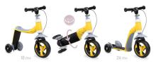 Qkids Elios Scooter Art.ROBI00032 Yellow Skrejritenis 2 in1