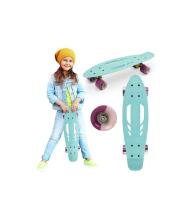 Qkids Galaxy Penny Board Art.DESK00005 Light Blue  Детская роликовая доска (Скейтборд)