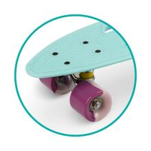 Qkids Galaxy Penny Board Art.DESK00005 Light Blue  Детская роликовая доска (Скейтборд)