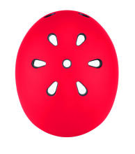 GLOBBER ķivere Go Up Lights, XXS/XS (45-51cm), sarkana, 506-102