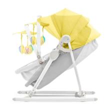 KinderKraft'21 Unimo Grey 5 in 1 Art.KBUNIMUPYEL0000 yellow Bērnu šūpuļkrēsliņš-gultiņa pieci vienā
