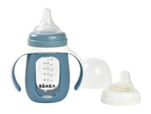 Beaba Training Bottle Art.913519 Anti-koliku barošanas pudele ar rokturiem 210ml